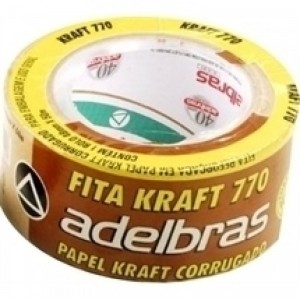 Fita Empacotamento Kraft 770 Sleeve 48x50 - Adelbras